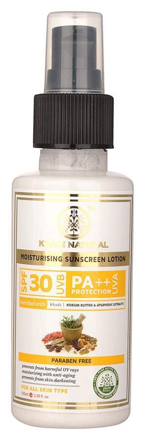 Khadi Natural Moisturising Sunscreen Lotion SPF 30 Pa++