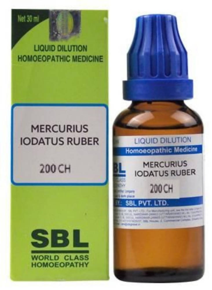 sbl mercurius iodatus ruber  - 200 CH