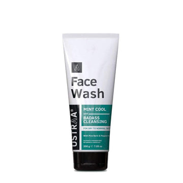 Ustraa Face Wash Dry Skin (Mint Cool) For Men