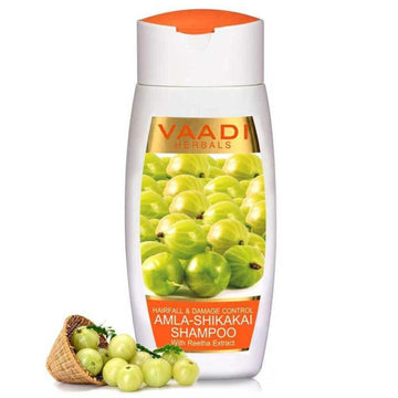 Vaadi Herbals Vaadi Herbal Amla Shikakai Shampoo - Hairfall and Damage Control