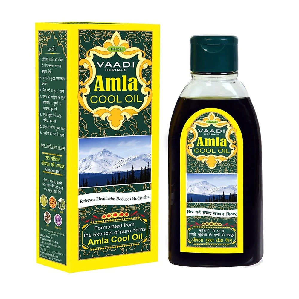 Vaadi Herbals Amla Cool Oil with Brahmi and Amla Extract