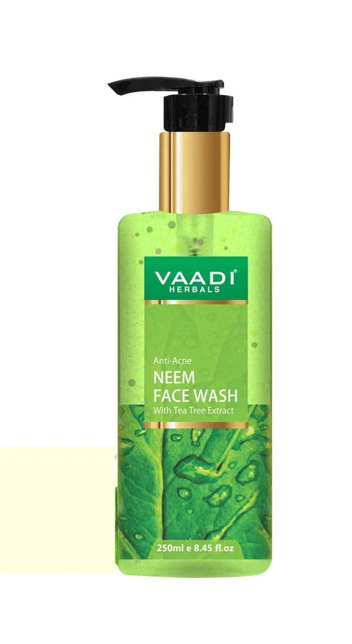Vaadi Herbals Anti - Acne Neem Face Wash with Tea Tree Extract