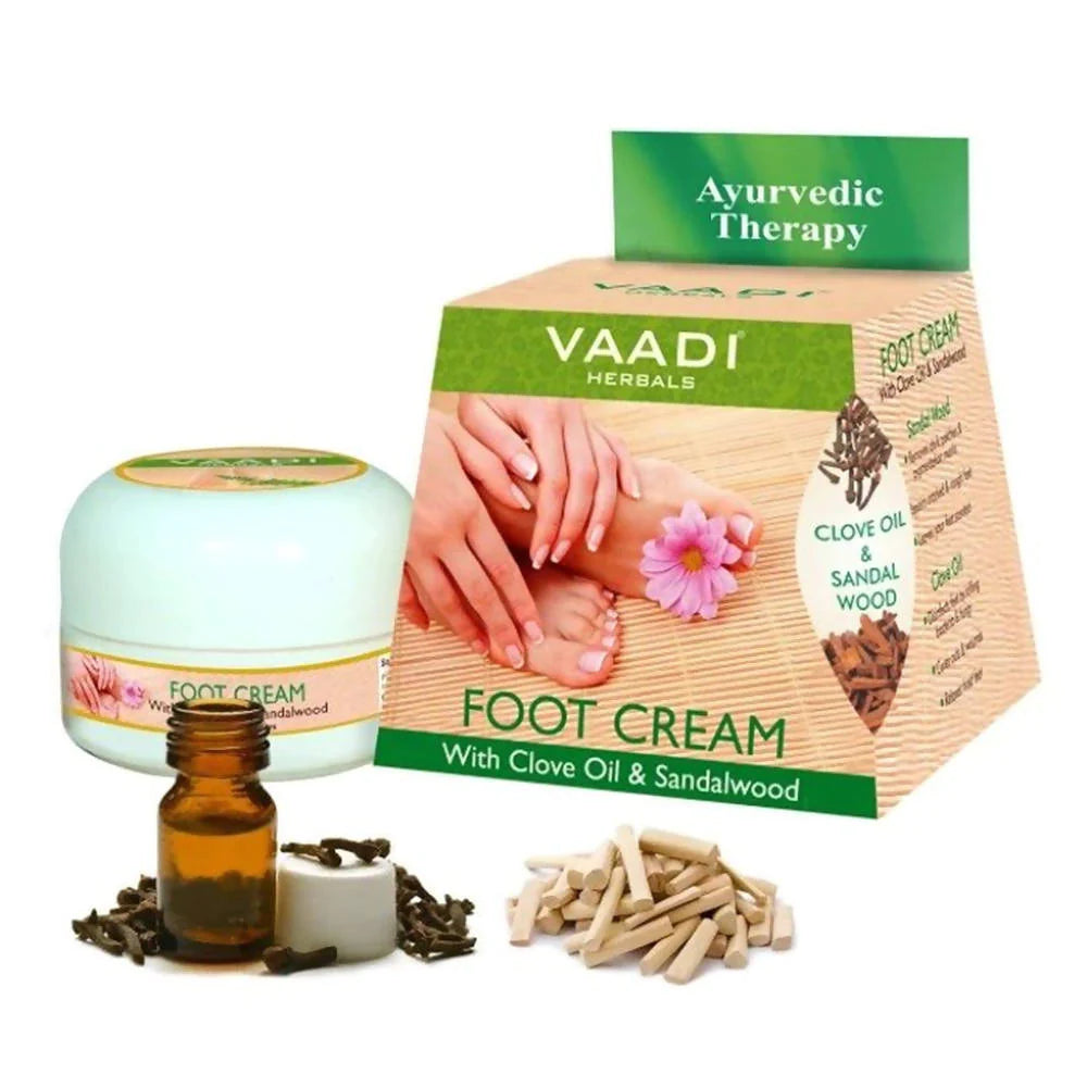 Vaadi Herbals Foot Cream Clove and Sandal Oil
