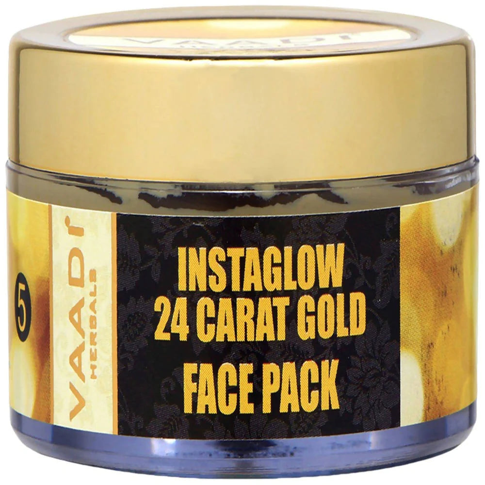 Vaadi Herbals Instaglow 24 Carat Gold Face Pack