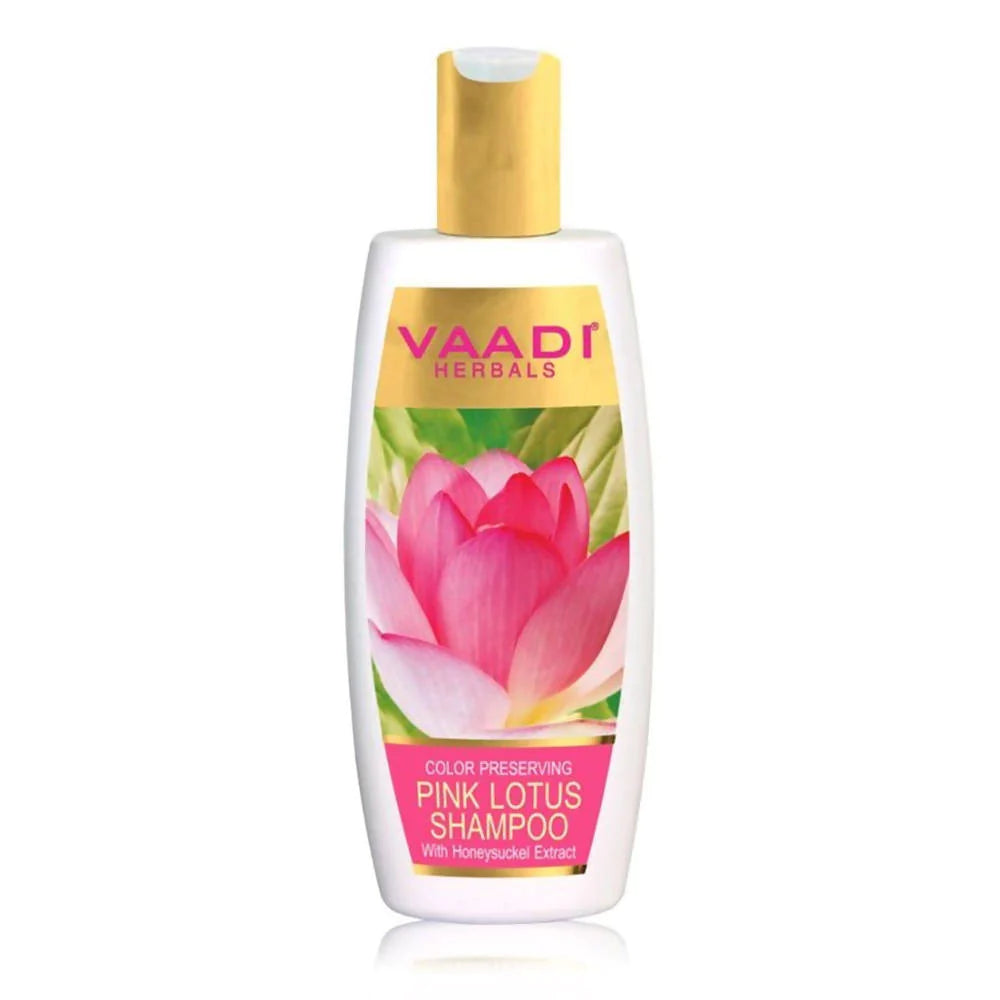 Vaadi Herbals Pink Lotus Shampoo with Honeysuckle Extract