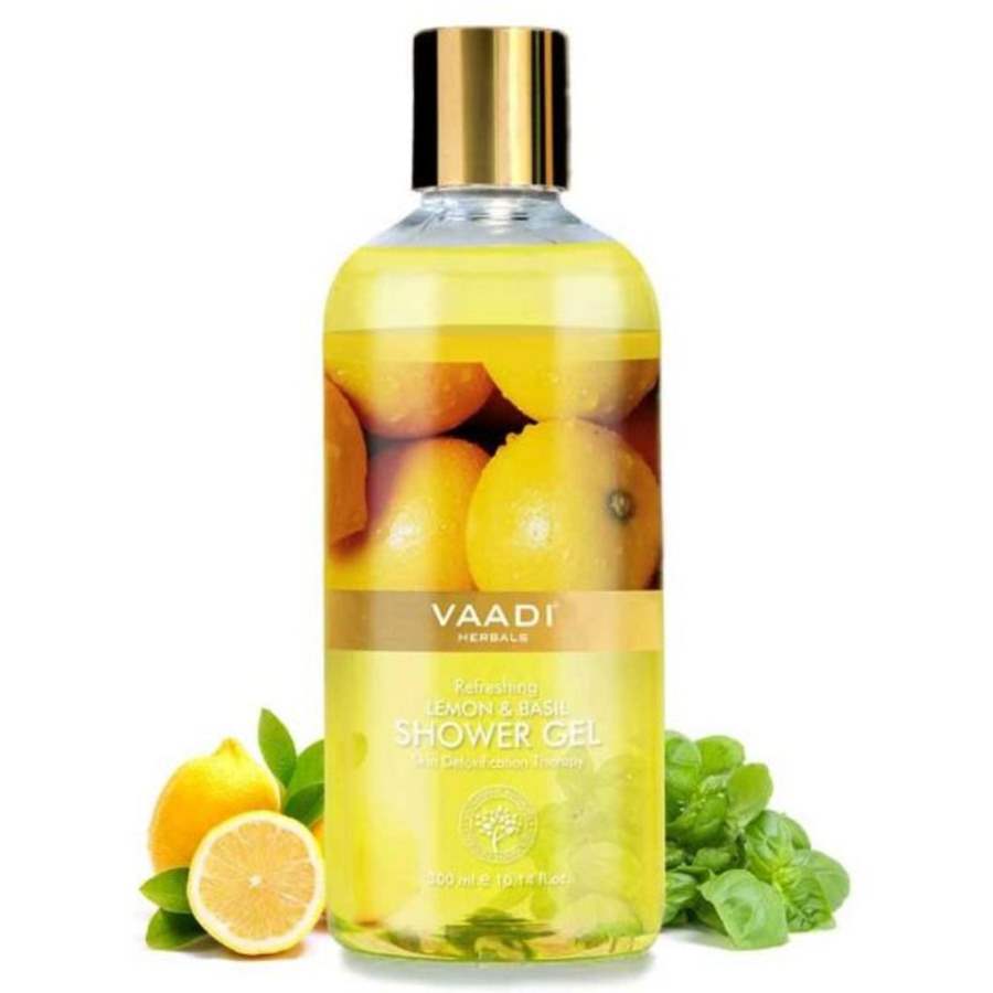 Vaadi Herbals Refreshing Lemon and Basil Shower Gel