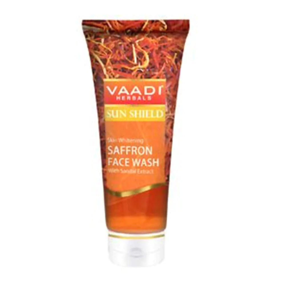 Vaadi Herbals Skin Whitening Saffron Face Wash with Sandal Extract