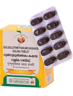 Vaidyaratnam Gulguluthikthakam Kashaya Gulika