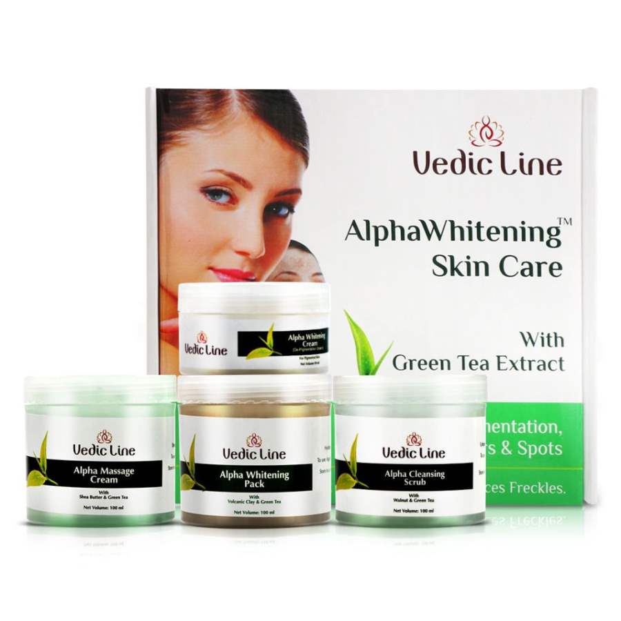 Vedic Line Alpha Whitening Skin Care Facial Kit - 350 ML