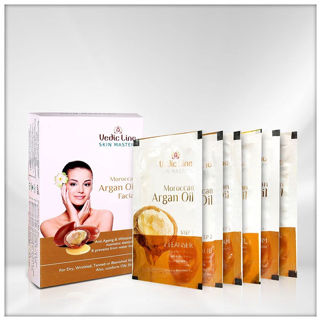 Vedic Line Moroccan Argan Oil Facial Kit - 300 GM