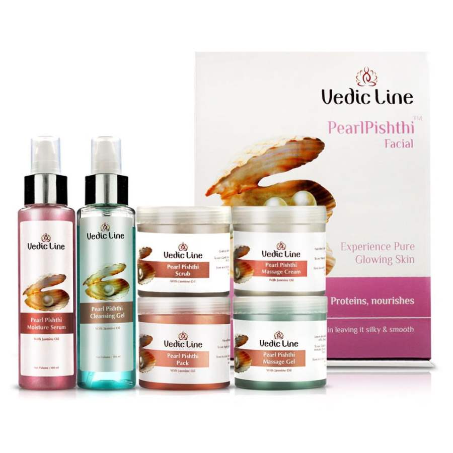 Vedic Line Pearl Pishthi Facial Kit - 600 ML