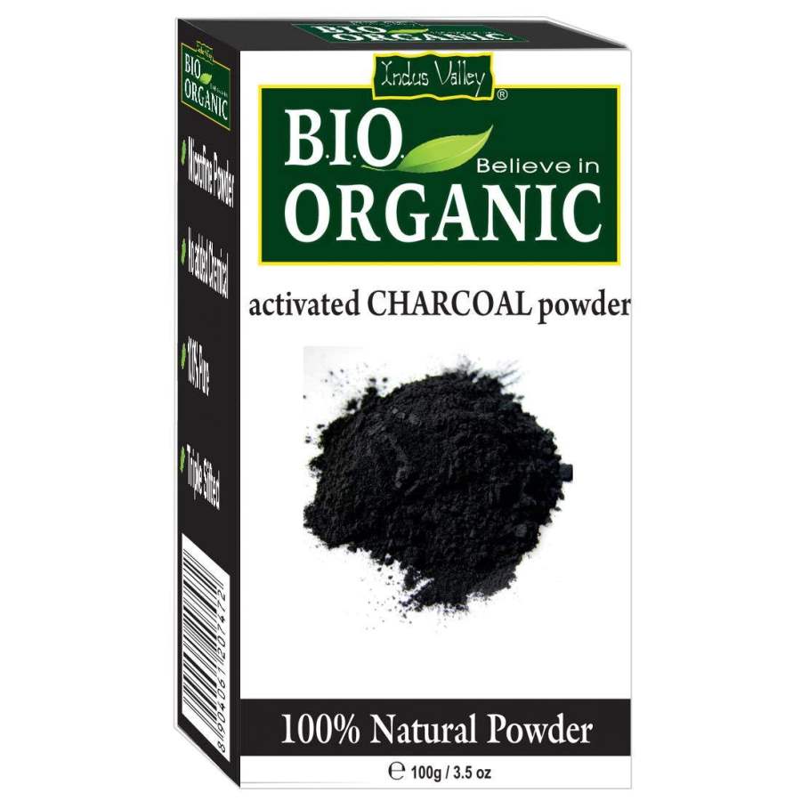 Indus valley Activated Charcoal Powder Ideal for Skin Removes Dead Skin100g