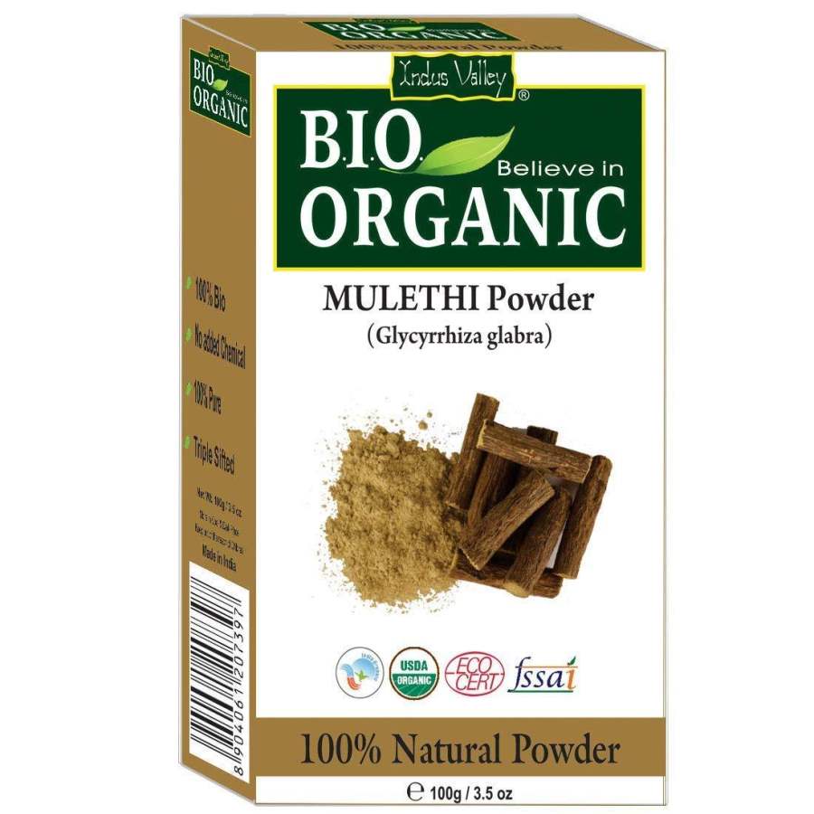 Indus valley Pure Mulethi Powder | Best for Both hair and Skin care