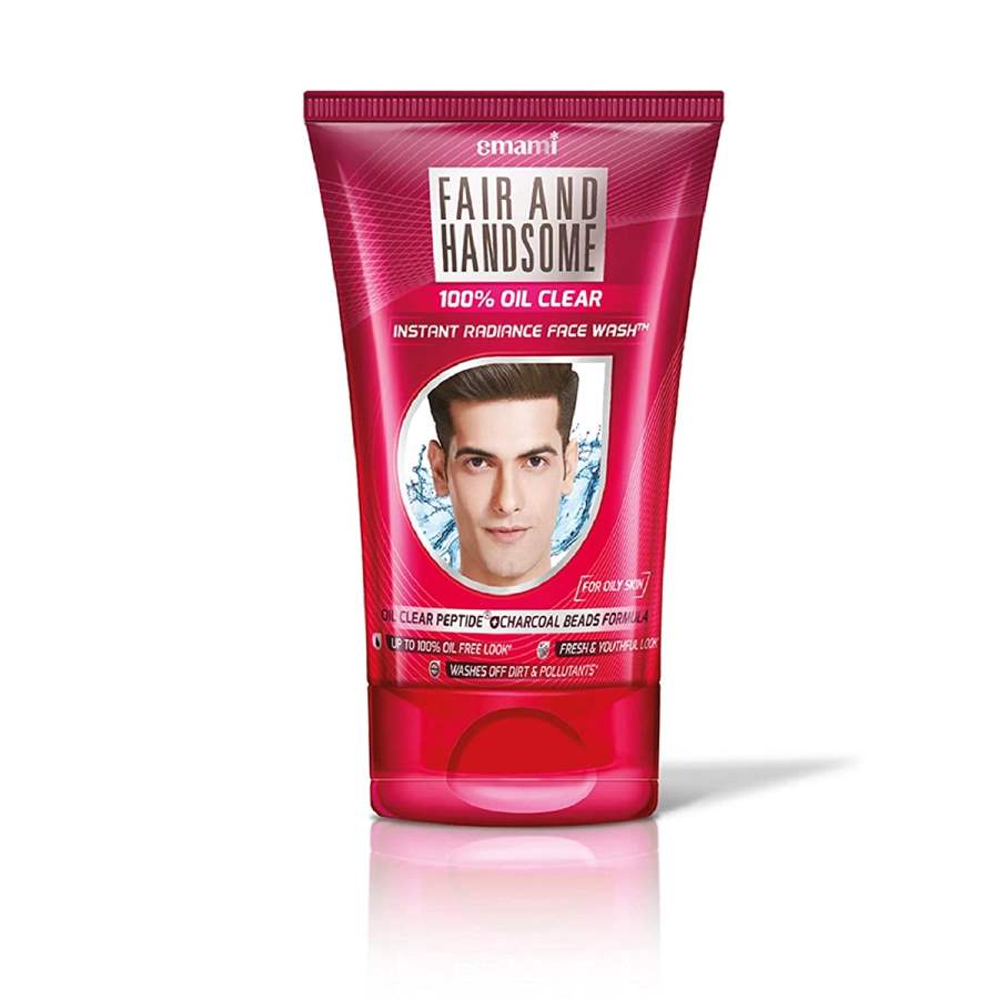 Emami Fair and Handsome 100% Oil Clear Instant Radiance Face Wash