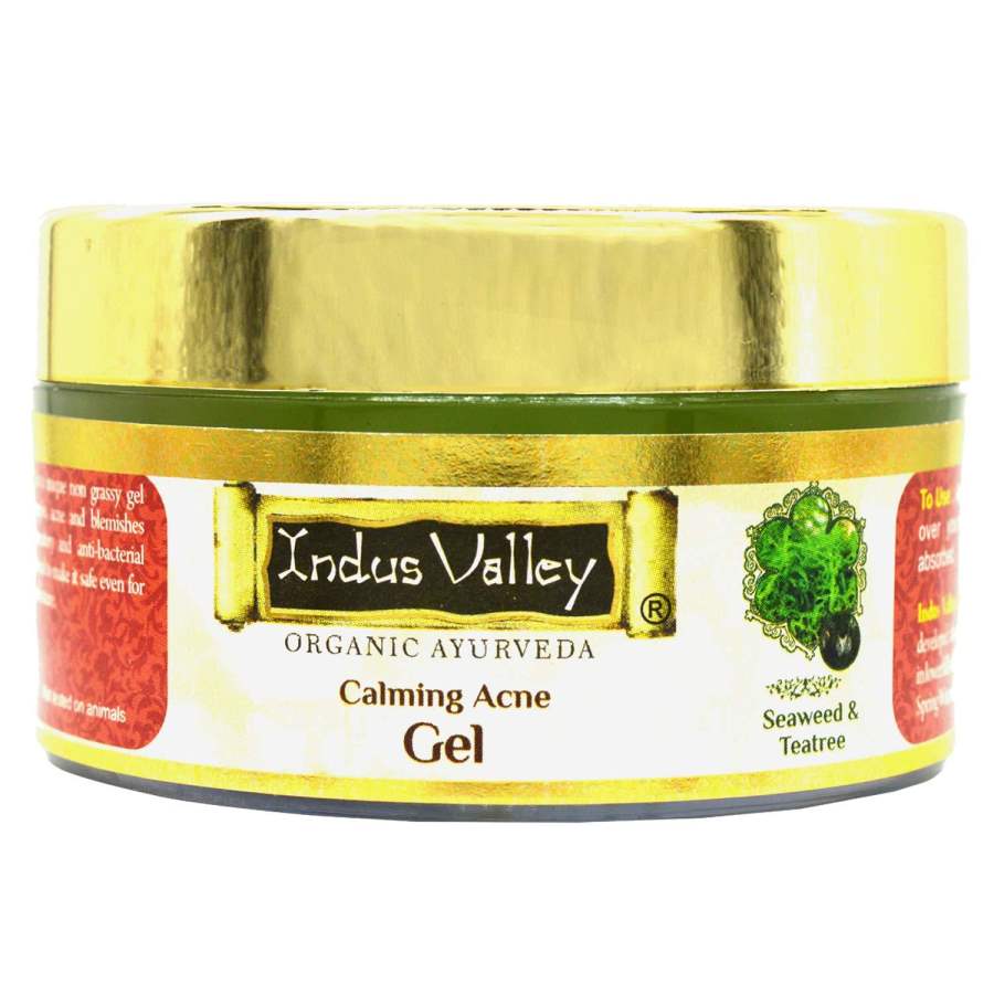Indus valley Calming Acne Gel - Enriched with Seaweed & Teatree For Soothes Skin