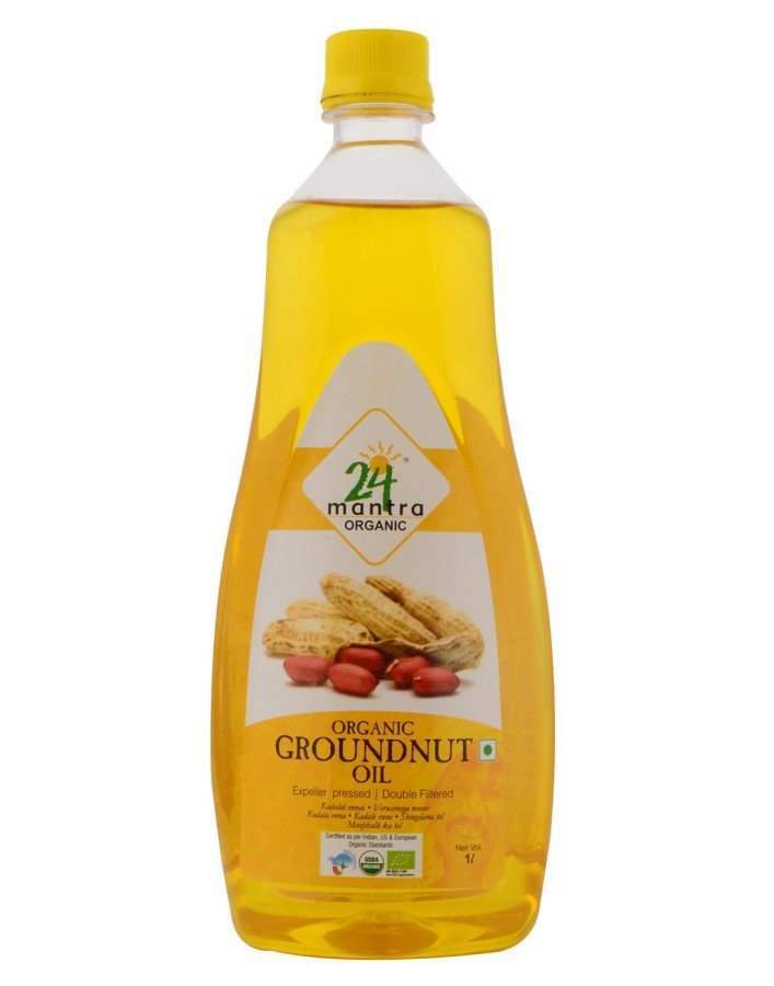 24 mantra Cold /Expeller Pressed Groundnut Oil